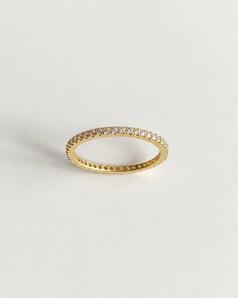 Lina Gold Yüzük | 925 Gümüş
