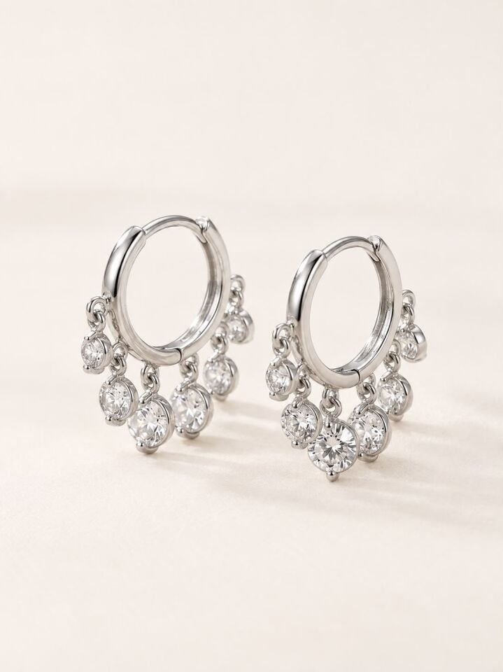 Sallantılı Küpe | 925 Gümüş